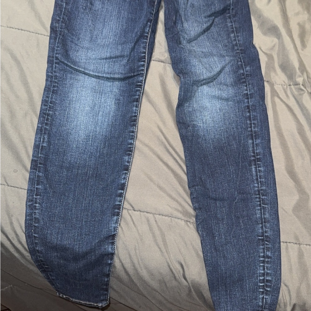 American Eagle Outfitters Blue Straight Jeans Classic Denim